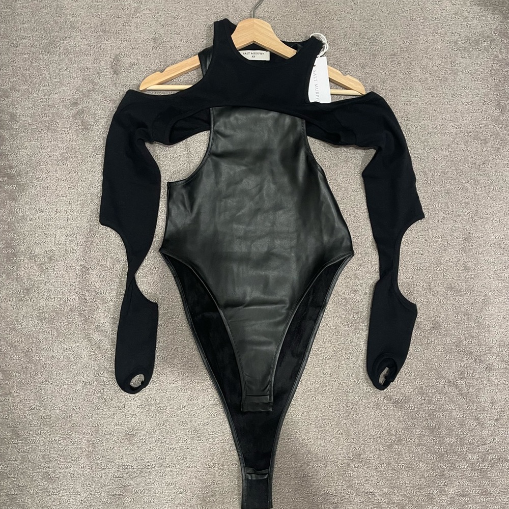 Salt Murphy Dawson 3 in 1 Cut Out Bodysuit Black
